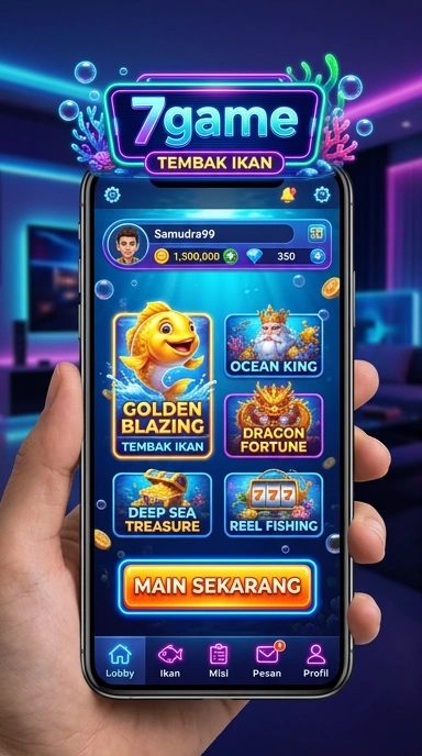 Layar utama 7game — antarmuka bersih setelah instalasi